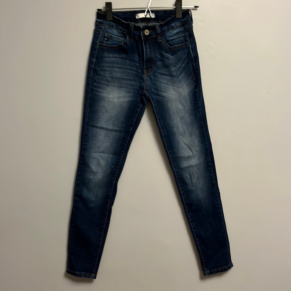 KanCan Jeans Dark Wash Skinny Stretch Jeggings Five Pocket